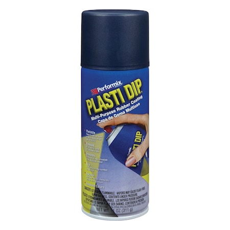 Plasti Dip Plasti Dip Flat/Matte Black/Blue Multi-Purpose Rubber Coating 11 oz oz 11253-6